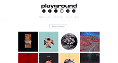 Desktop Screenshot of playgroundmusic.com